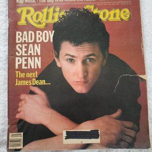May 1983 Rolling Stone Magazine ~ Sean Penn (First Cover) The Next James Dean